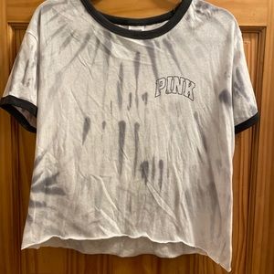 Victoria secret/ pink t- shirt gray and white
